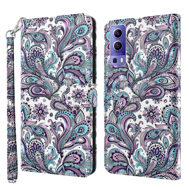 3D Painting Pattern TPU + PU Leather Phone Case, For OPPO Find X5, For OPPO Find X5 Pro, For OPPO Reno7 5G/Find X5 Lite, For vivo Y72 5G