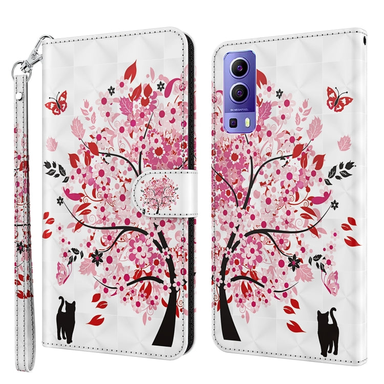 3D Painting Pattern TPU + PU Leather Phone Case, For OPPO Find X5, For OPPO Find X5 Pro, For OPPO Reno7 5G/Find X5 Lite, For vivo Y72 5G