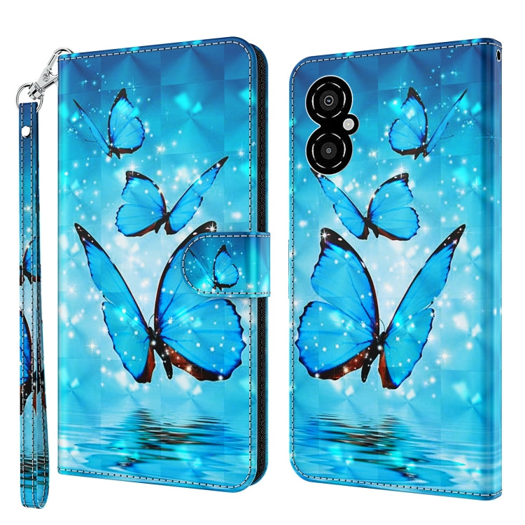 3D Painting Pattern TPU + PU Leather Phone Case, For Xiaomi Redmi 10A, For Xiaomi Poco M4 5G/Redmi 10 5G, For Xiaomi 12 Lite 4G/5G