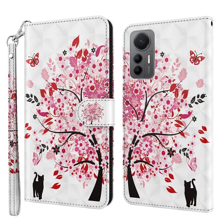3D Painting Pattern TPU + PU Leather Phone Case, For Xiaomi Redmi 10A, For Xiaomi Poco M4 5G/Redmi 10 5G, For Xiaomi 12 Lite 4G/5G