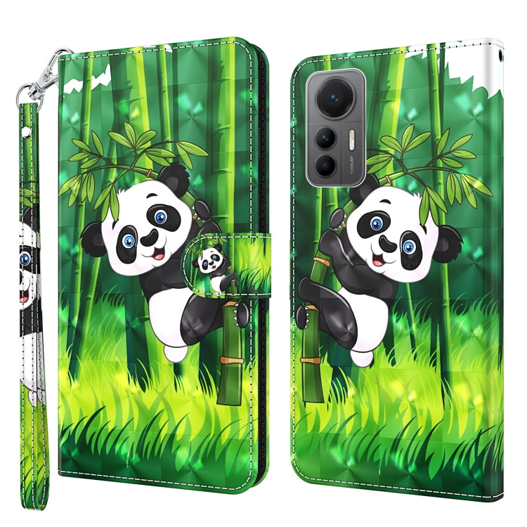 3D Painting Pattern TPU + PU Leather Phone Case, For Xiaomi Redmi 10A, For Xiaomi Poco M4 5G/Redmi 10 5G, For Xiaomi 12 Lite 4G/5G