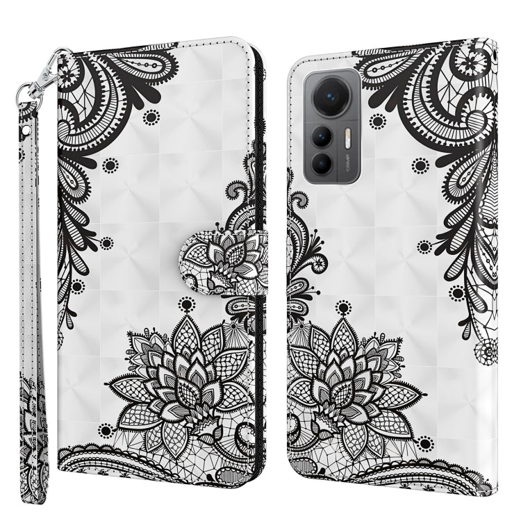 3D Painting Pattern TPU + PU Leather Phone Case, For Xiaomi Redmi 10A, For Xiaomi Poco M4 5G/Redmi 10 5G, For Xiaomi 12 Lite 4G/5G