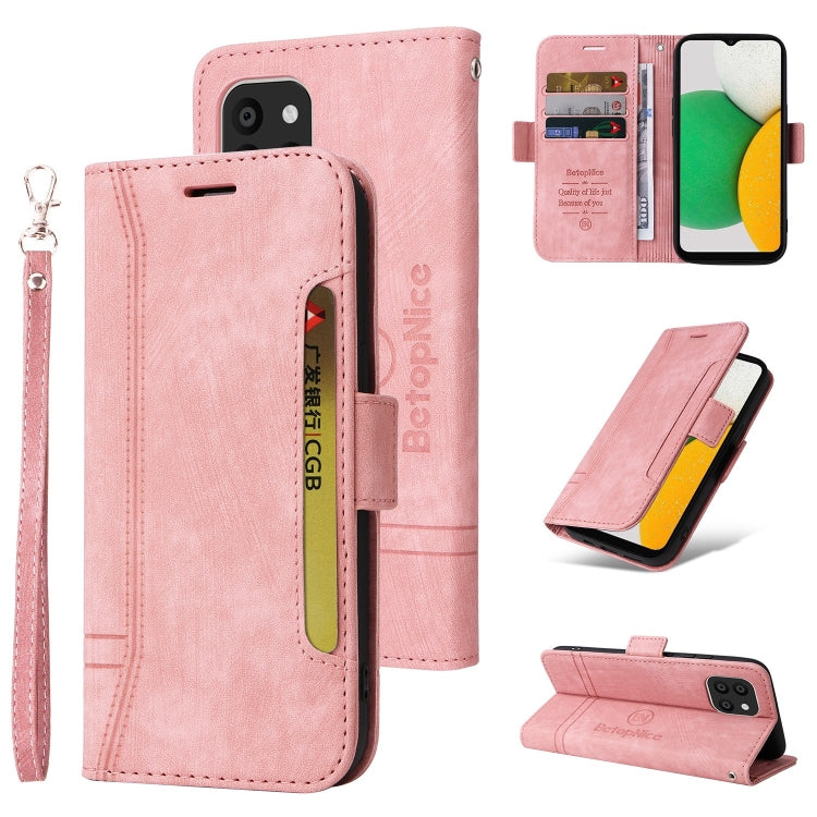 BETOPNICE Dual-side Buckle Leather Phone Case, For Samsung Galaxy A03 164mm, For Samsung Galaxy A03s 166mm, For Samsung Galaxy A03 166mm, For Samsung Galaxy A12 5G / 4G, For Samsung Galaxy A13 4G, For Samsung Galaxy A22 4G EU Version                   ...