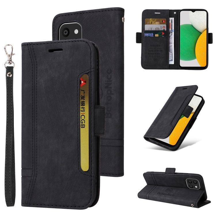 BETOPNICE Dual-side Buckle Leather Phone Case, For Samsung Galaxy A03 164mm, For Samsung Galaxy A03s 166mm, For Samsung Galaxy A03 166mm, For Samsung Galaxy A12 5G / 4G, For Samsung Galaxy A13 4G, For Samsung Galaxy A22 4G EU Version                   ...