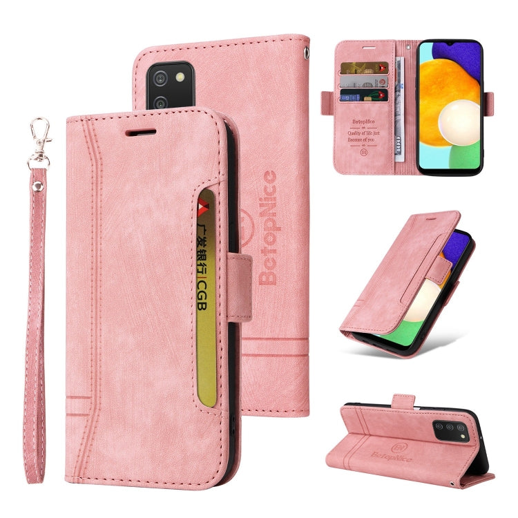 BETOPNICE Dual-side Buckle Leather Phone Case, For Samsung Galaxy A03 164mm, For Samsung Galaxy A03s 166mm, For Samsung Galaxy A03 166mm, For Samsung Galaxy A12 5G / 4G, For Samsung Galaxy A13 4G, For Samsung Galaxy A22 4G EU Version                   ...