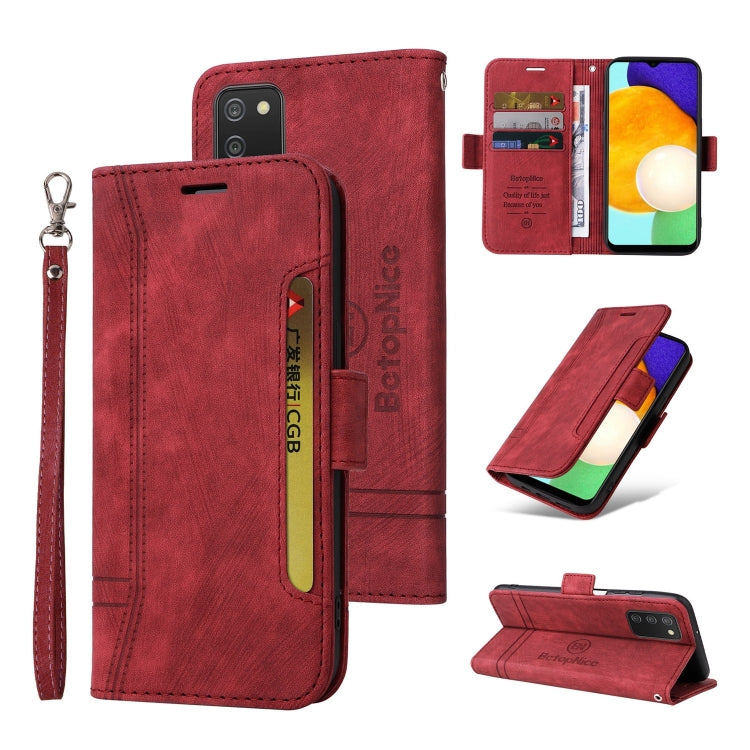 BETOPNICE Dual-side Buckle Leather Phone Case, For Samsung Galaxy A03 164mm, For Samsung Galaxy A03s 166mm, For Samsung Galaxy A03 166mm, For Samsung Galaxy A12 5G / 4G, For Samsung Galaxy A13 4G, For Samsung Galaxy A22 4G EU Version                   ...