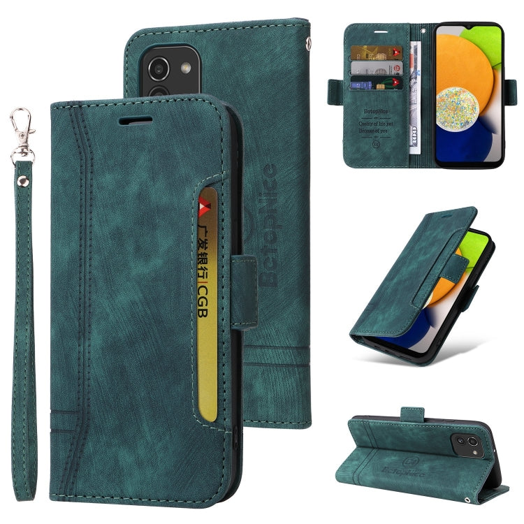 BETOPNICE Dual-side Buckle Leather Phone Case, For Samsung Galaxy A03 164mm, For Samsung Galaxy A03s 166mm, For Samsung Galaxy A03 166mm, For Samsung Galaxy A12 5G / 4G, For Samsung Galaxy A13 4G, For Samsung Galaxy A22 4G EU Version                   ...