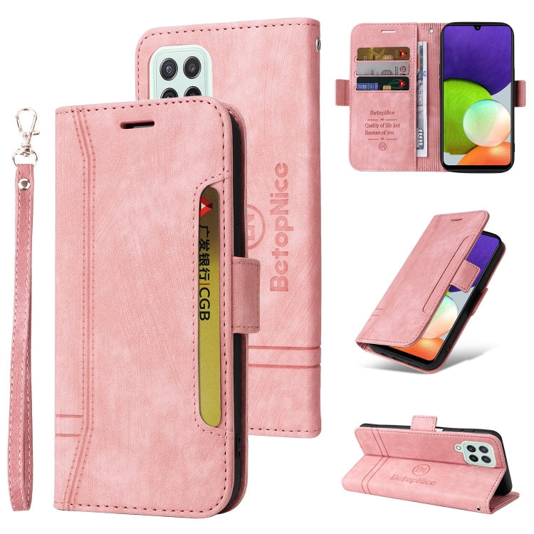 BETOPNICE Dual-side Buckle Leather Phone Case, For Samsung Galaxy A03 164mm, For Samsung Galaxy A03s 166mm, For Samsung Galaxy A03 166mm, For Samsung Galaxy A12 5G / 4G, For Samsung Galaxy A13 4G, For Samsung Galaxy A22 4G EU Version                   ...