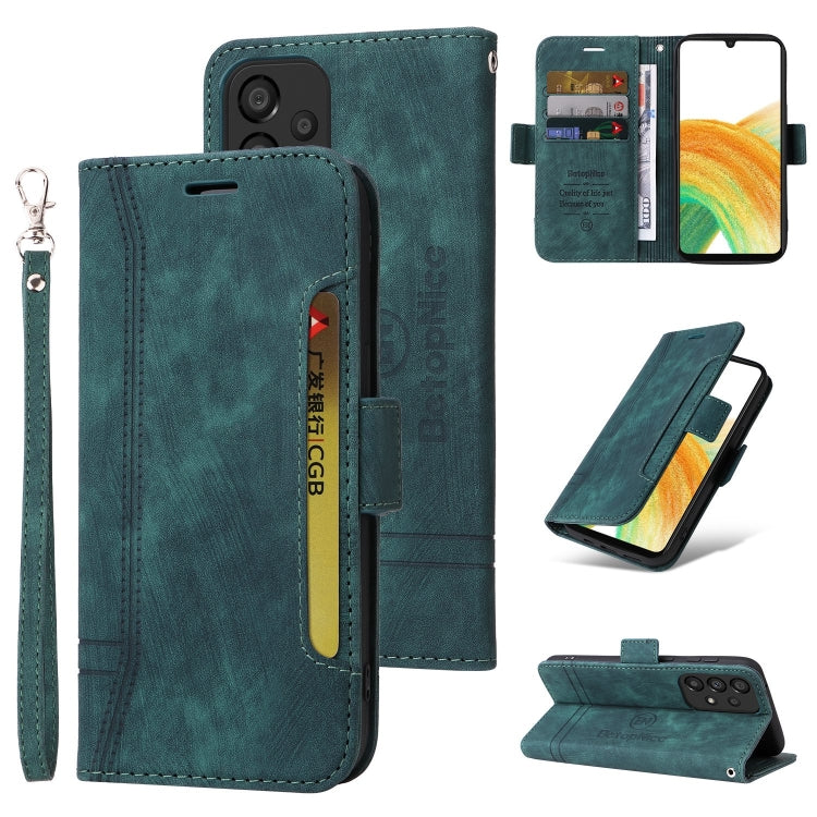 BETOPNICE Dual-side Buckle Leather Phone Case, For Samsung Galaxy A33 5G, For Samsung Galaxy A52 5G / 4G, For Samsung Galaxy A53 5G, For Samsung Galaxy A73 5G, For Samsung Galaxy M33 5G, For Samsung Galaxy M52 5G, For Samsung Galaxy M53 5G             ...
