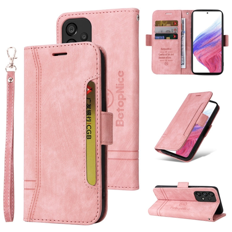 BETOPNICE Dual-side Buckle Leather Phone Case, For Samsung Galaxy A33 5G, For Samsung Galaxy A52 5G / 4G, For Samsung Galaxy A53 5G, For Samsung Galaxy A73 5G, For Samsung Galaxy M33 5G, For Samsung Galaxy M52 5G, For Samsung Galaxy M53 5G             ...