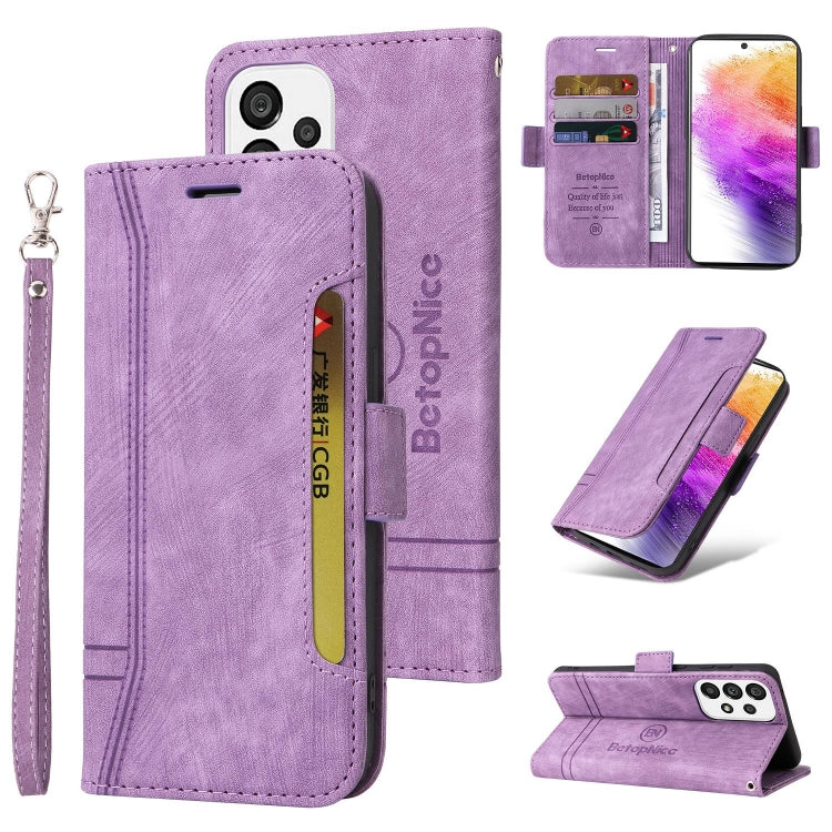 BETOPNICE Dual-side Buckle Leather Phone Case, For Samsung Galaxy A33 5G, For Samsung Galaxy A52 5G / 4G, For Samsung Galaxy A53 5G, For Samsung Galaxy A73 5G, For Samsung Galaxy M33 5G, For Samsung Galaxy M52 5G, For Samsung Galaxy M53 5G             ...