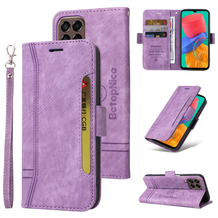 BETOPNICE Dual-side Buckle Leather Phone Case, For Samsung Galaxy A33 5G, For Samsung Galaxy A52 5G / 4G, For Samsung Galaxy A53 5G, For Samsung Galaxy A73 5G, For Samsung Galaxy M33 5G, For Samsung Galaxy M52 5G, For Samsung Galaxy M53 5G             ...