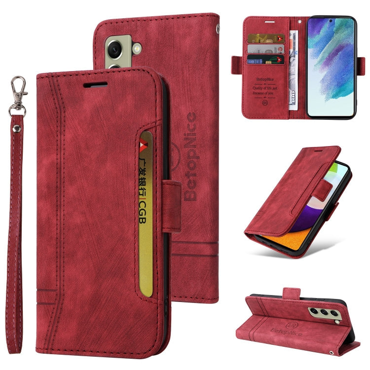 BETOPNICE Dual-side Buckle Leather Phone Case, For Samsung Galaxy S21 FE 5G, For Samsung Galaxy S21+ 5G, For Samsung Galaxy S21 Ultra 5G, For Samsung Galaxy S22 5G, For Samsung Galaxy S22+ 5G, For Samsung Galaxy S22 Ultra 5G, For Samsung Galaxy A22 5G ...