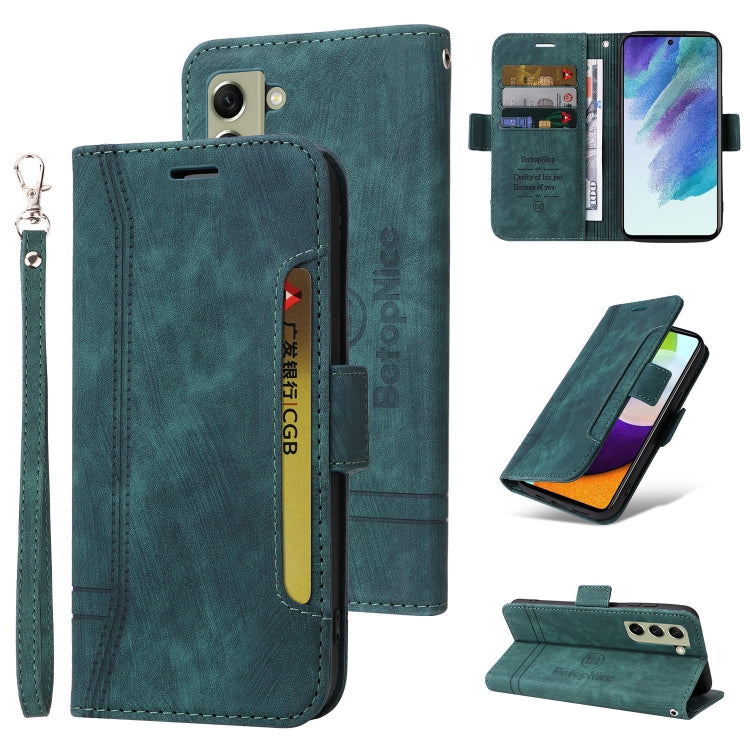 BETOPNICE Dual-side Buckle Leather Phone Case, For Samsung Galaxy S21 FE 5G, For Samsung Galaxy S21+ 5G, For Samsung Galaxy S21 Ultra 5G, For Samsung Galaxy S22 5G, For Samsung Galaxy S22+ 5G, For Samsung Galaxy S22 Ultra 5G, For Samsung Galaxy A22 5G ...