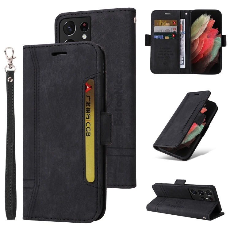 BETOPNICE Dual-side Buckle Leather Phone Case, For Samsung Galaxy S21 FE 5G, For Samsung Galaxy S21+ 5G, For Samsung Galaxy S21 Ultra 5G, For Samsung Galaxy S22 5G, For Samsung Galaxy S22+ 5G, For Samsung Galaxy S22 Ultra 5G, For Samsung Galaxy A22 5G ...