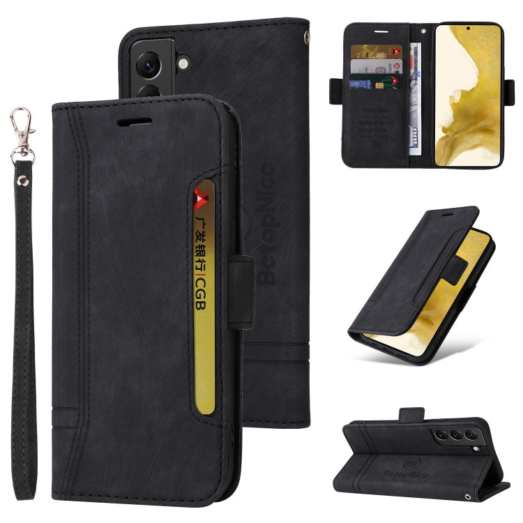 BETOPNICE Dual-side Buckle Leather Phone Case, For Samsung Galaxy S21 FE 5G, For Samsung Galaxy S21+ 5G, For Samsung Galaxy S21 Ultra 5G, For Samsung Galaxy S22 5G, For Samsung Galaxy S22+ 5G, For Samsung Galaxy S22 Ultra 5G, For Samsung Galaxy A22 5G ...