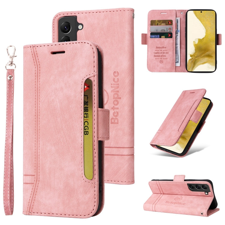 BETOPNICE Dual-side Buckle Leather Phone Case, For Samsung Galaxy S21 FE 5G, For Samsung Galaxy S21+ 5G, For Samsung Galaxy S21 Ultra 5G, For Samsung Galaxy S22 5G, For Samsung Galaxy S22+ 5G, For Samsung Galaxy S22 Ultra 5G, For Samsung Galaxy A22 5G ...