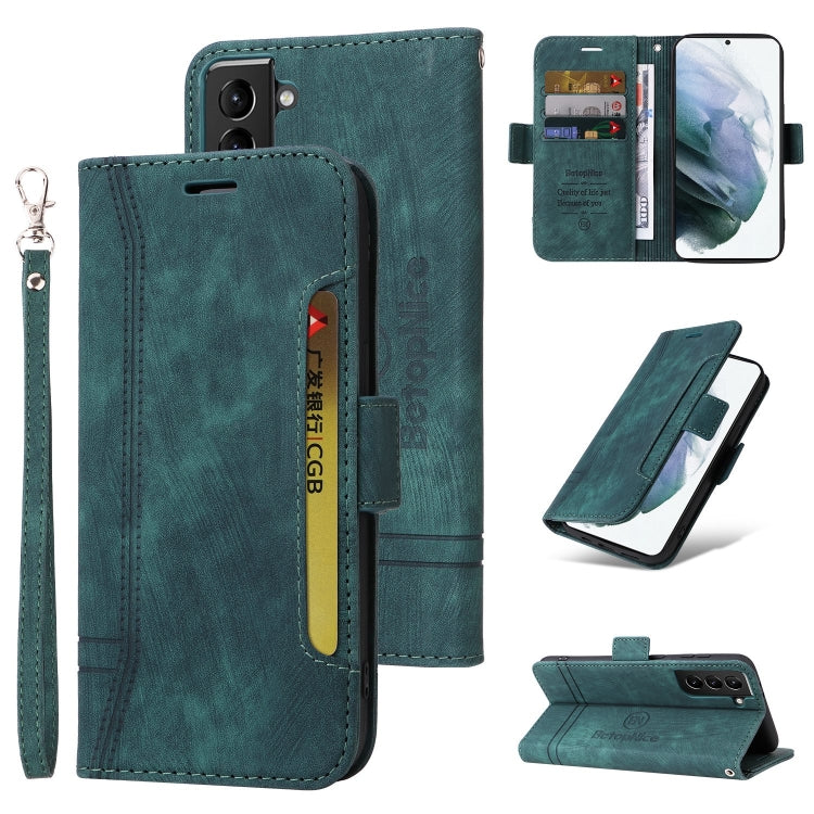 BETOPNICE Dual-side Buckle Leather Phone Case, For Samsung Galaxy S21 FE 5G, For Samsung Galaxy S21+ 5G, For Samsung Galaxy S21 Ultra 5G, For Samsung Galaxy S22 5G, For Samsung Galaxy S22+ 5G, For Samsung Galaxy S22 Ultra 5G, For Samsung Galaxy A22 5G ...