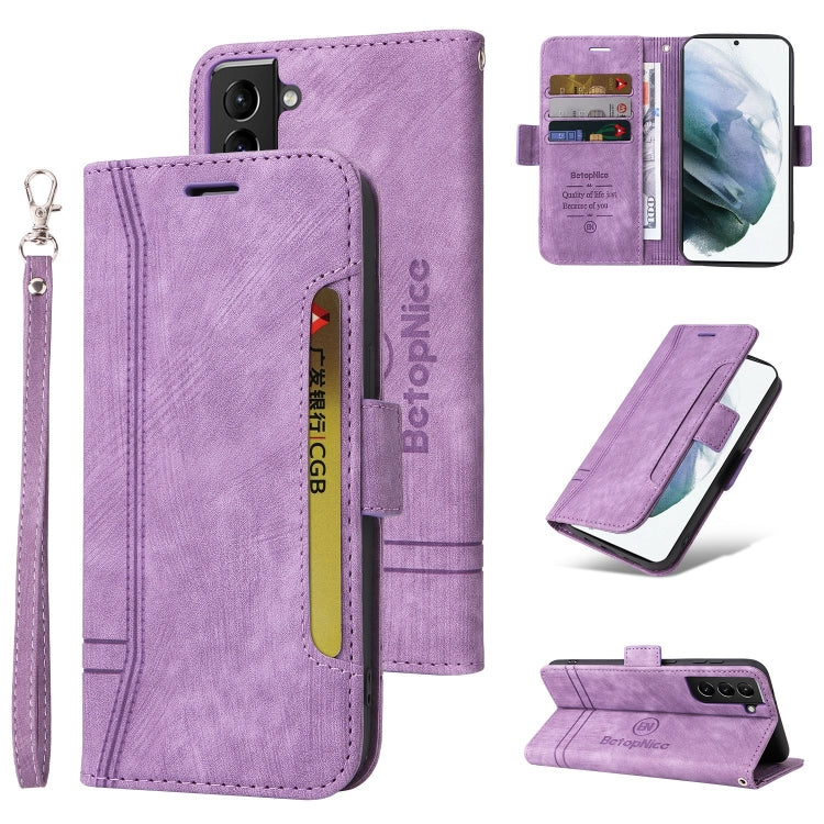 BETOPNICE Dual-side Buckle Leather Phone Case, For Samsung Galaxy S21 FE 5G, For Samsung Galaxy S21+ 5G, For Samsung Galaxy S21 Ultra 5G, For Samsung Galaxy S22 5G, For Samsung Galaxy S22+ 5G, For Samsung Galaxy S22 Ultra 5G, For Samsung Galaxy A22 5G ...