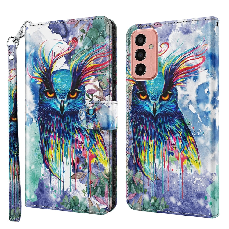 3D Painting Pattern TPU + PU Leather Phone Case, For Samsung Galaxy A23 4G/5G, For Samsung Galaxy M13 4G, For Samsung Galaxy M33, For Samsung Galaxy M53