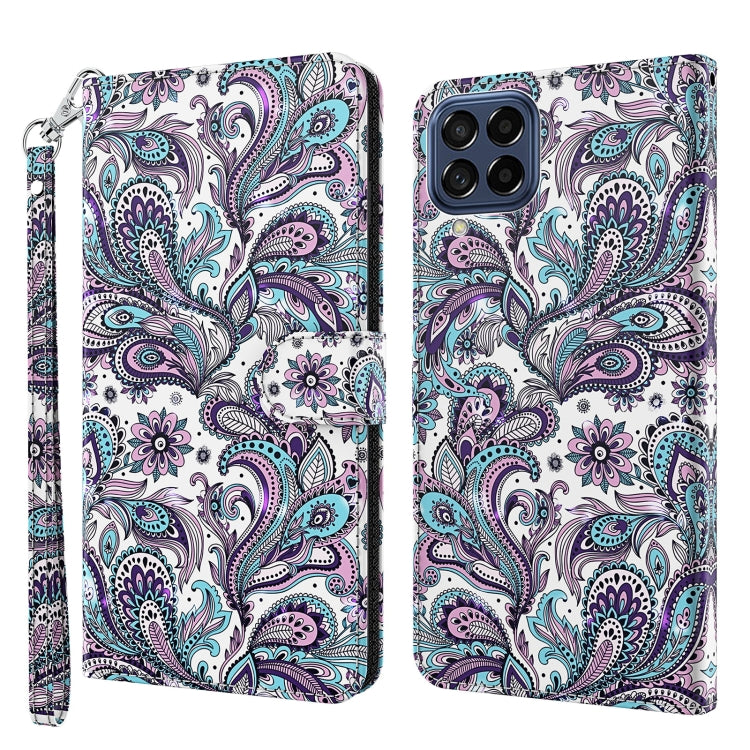 3D Painting Pattern TPU + PU Leather Phone Case, For Samsung Galaxy A23 4G/5G, For Samsung Galaxy M13 4G, For Samsung Galaxy M33, For Samsung Galaxy M53