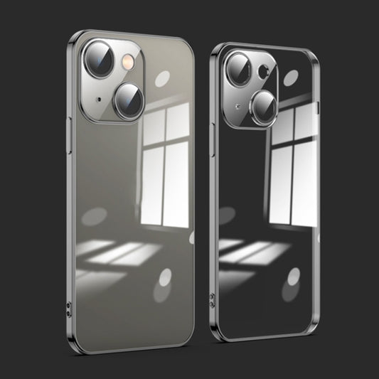 Dustproof Glass Lens Protection Electroplating Phone Case, For iPhone 14, For iPhone 14 Plus, For iPhone 14 Pro, For iPhone 14 Pro Max, For iPhone 13