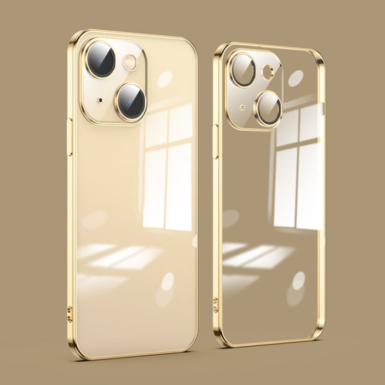 Dustproof Glass Lens Protection Electroplating Phone Case, For iPhone 14, For iPhone 14 Plus, For iPhone 14 Pro, For iPhone 14 Pro Max, For iPhone 13