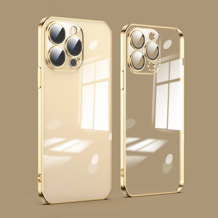 Dustproof Glass Lens Protection Electroplating Phone Case, For iPhone 14, For iPhone 14 Plus, For iPhone 14 Pro, For iPhone 14 Pro Max, For iPhone 13