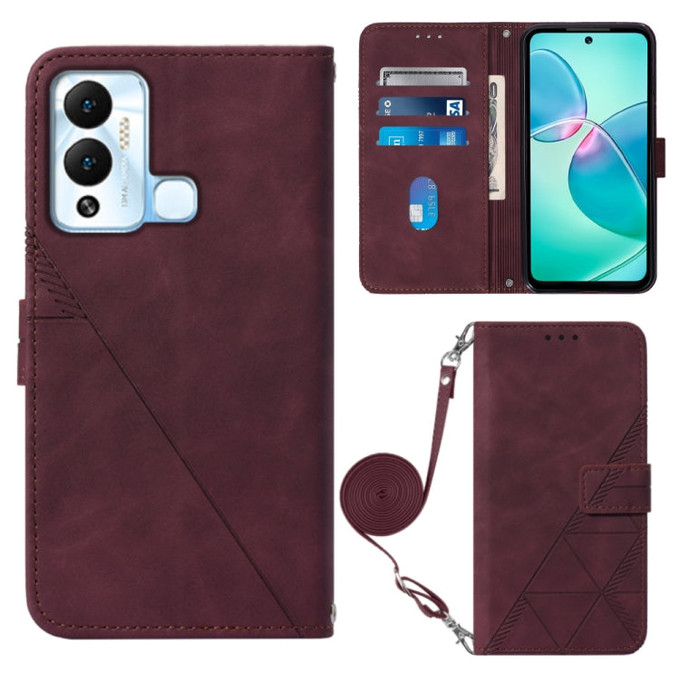Crossbody 3D Embossed Flip Leather Phone Case, For Infinix Hot 12 Play / 12 Play NFC, For Infinix Hot 12i X665, For Infinix Hot 12 X6817, For Infinix Note 12 Pro 4G, For Infinix Note 12 Pro 5G, For Infinix Note 12 G96, For Infinix Note 12i X6819       ...