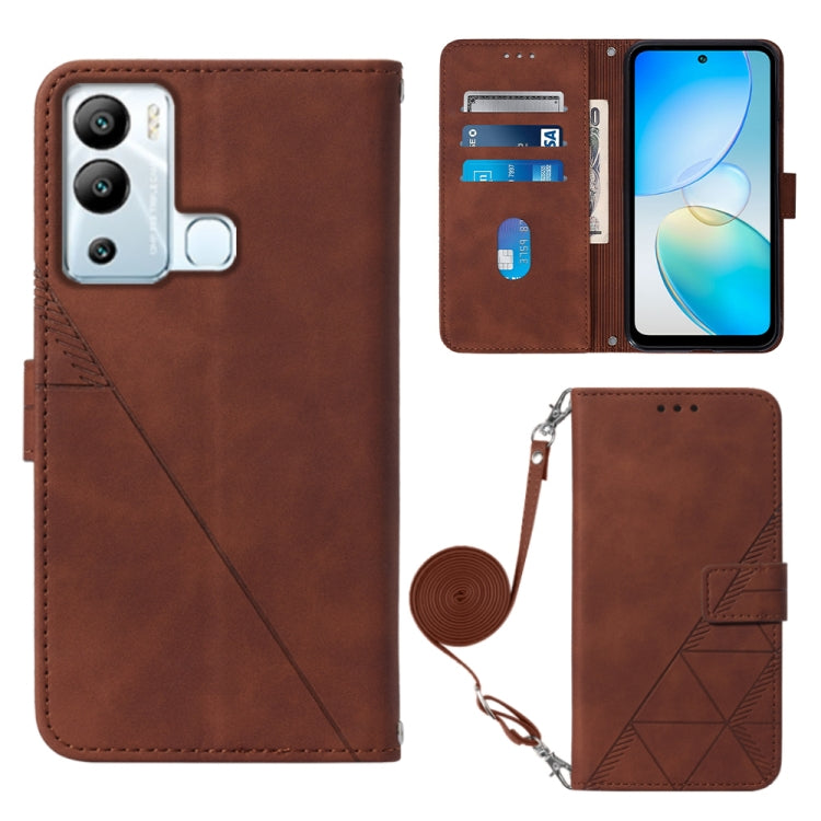 Crossbody 3D Embossed Flip Leather Phone Case, For Infinix Hot 12 Play / 12 Play NFC, For Infinix Hot 12i X665, For Infinix Hot 12 X6817, For Infinix Note 12 Pro 4G, For Infinix Note 12 Pro 5G, For Infinix Note 12 G96, For Infinix Note 12i X6819       ...