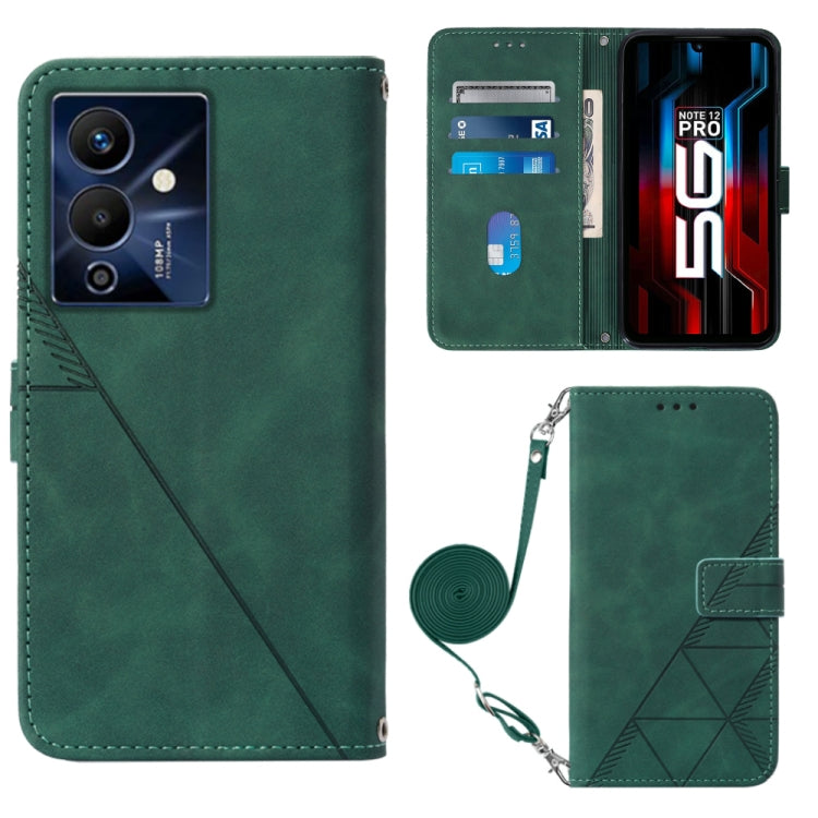 Crossbody 3D Embossed Flip Leather Phone Case, For Infinix Hot 12 Play / 12 Play NFC, For Infinix Hot 12i X665, For Infinix Hot 12 X6817, For Infinix Note 12 Pro 4G, For Infinix Note 12 Pro 5G, For Infinix Note 12 G96, For Infinix Note 12i X6819       ...