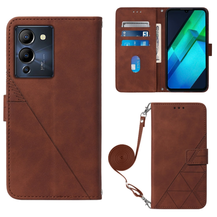 Crossbody 3D Embossed Flip Leather Phone Case, For Infinix Hot 12 Play / 12 Play NFC, For Infinix Hot 12i X665, For Infinix Hot 12 X6817, For Infinix Note 12 Pro 4G, For Infinix Note 12 Pro 5G, For Infinix Note 12 G96, For Infinix Note 12i X6819       ...