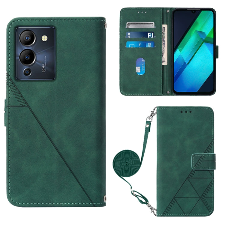Crossbody 3D Embossed Flip Leather Phone Case, For Infinix Hot 12 Play / 12 Play NFC, For Infinix Hot 12i X665, For Infinix Hot 12 X6817, For Infinix Note 12 Pro 4G, For Infinix Note 12 Pro 5G, For Infinix Note 12 G96, For Infinix Note 12i X6819       ...