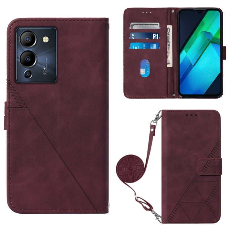 Crossbody 3D Embossed Flip Leather Phone Case, For Infinix Hot 12 Play / 12 Play NFC, For Infinix Hot 12i X665, For Infinix Hot 12 X6817, For Infinix Note 12 Pro 4G, For Infinix Note 12 Pro 5G, For Infinix Note 12 G96, For Infinix Note 12i X6819       ...