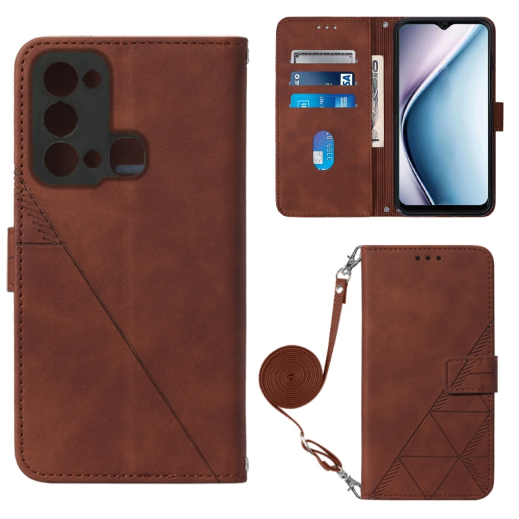 Crossbody 3D Embossed Flip Leather Phone Case, For Infinix Hot 12 Play / 12 Play NFC, For Infinix Hot 12i X665, For Infinix Hot 12 X6817, For Infinix Note 12 Pro 4G, For Infinix Note 12 Pro 5G, For Infinix Note 12 G96, For Infinix Note 12i X6819       ...