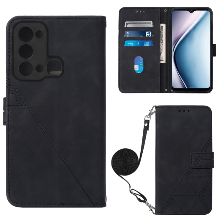 Crossbody 3D Embossed Flip Leather Phone Case, For Infinix Hot 12 Play / 12 Play NFC, For Infinix Hot 12i X665, For Infinix Hot 12 X6817, For Infinix Note 12 Pro 4G, For Infinix Note 12 Pro 5G, For Infinix Note 12 G96, For Infinix Note 12i X6819       ...
