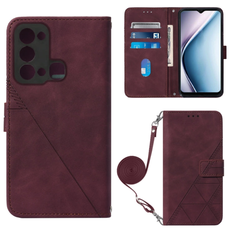 Crossbody 3D Embossed Flip Leather Phone Case, For Infinix Hot 12 Play / 12 Play NFC, For Infinix Hot 12i X665, For Infinix Hot 12 X6817, For Infinix Note 12 Pro 4G, For Infinix Note 12 Pro 5G, For Infinix Note 12 G96, For Infinix Note 12i X6819       ...