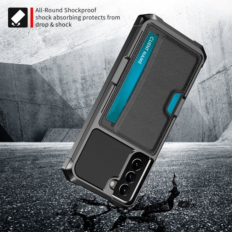 ZM02 Card Slot Holder Phone Case, For Samsung Galaxy S22 5G, For Samsung Galaxy S22+ 5G, For Samsung Galaxy S22 Ultra 5G, For Samsung Galaxy S21 5G, For Samsung Galaxy S21 FE 5G, For Samsung Galaxy S21+ 5G, For Samsung Galaxy S21 Ultra 5G              ...