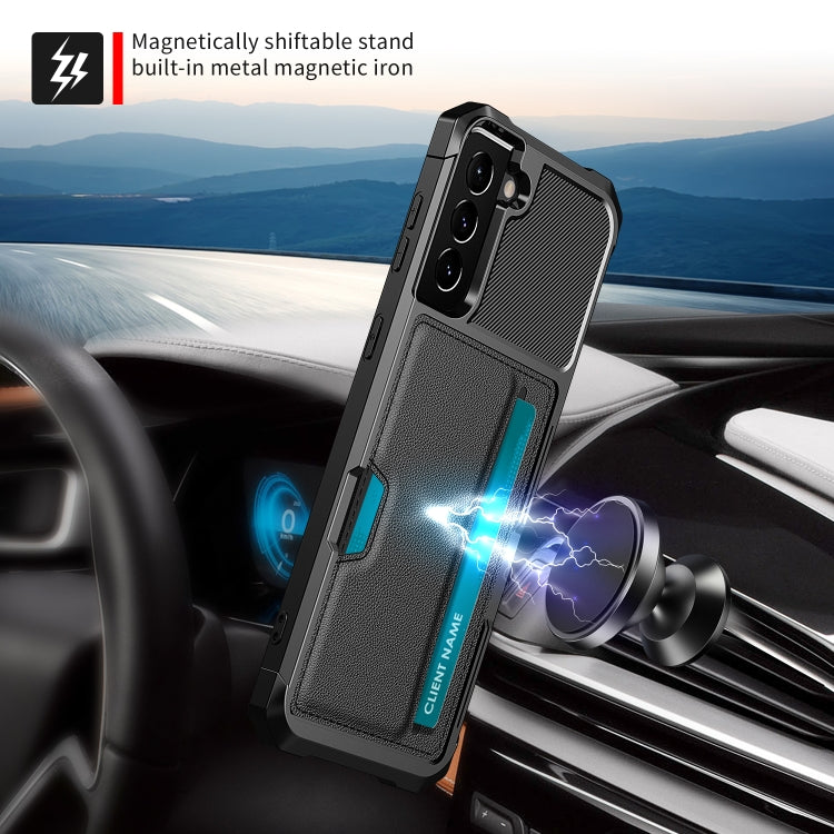 ZM02 Card Slot Holder Phone Case, For Samsung Galaxy S22 5G, For Samsung Galaxy S22+ 5G, For Samsung Galaxy S22 Ultra 5G, For Samsung Galaxy S21 5G, For Samsung Galaxy S21 FE 5G, For Samsung Galaxy S21+ 5G, For Samsung Galaxy S21 Ultra 5G              ...