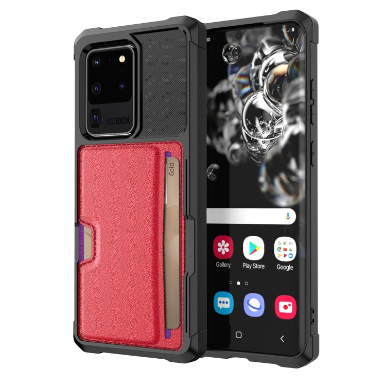 ZM02 Card Slot Holder Phone Case, For Samsung Galaxy S22 5G, For Samsung Galaxy S22+ 5G, For Samsung Galaxy S22 Ultra 5G, For Samsung Galaxy S21 5G, For Samsung Galaxy S21 FE 5G, For Samsung Galaxy S21+ 5G, For Samsung Galaxy S21 Ultra 5G              ...
