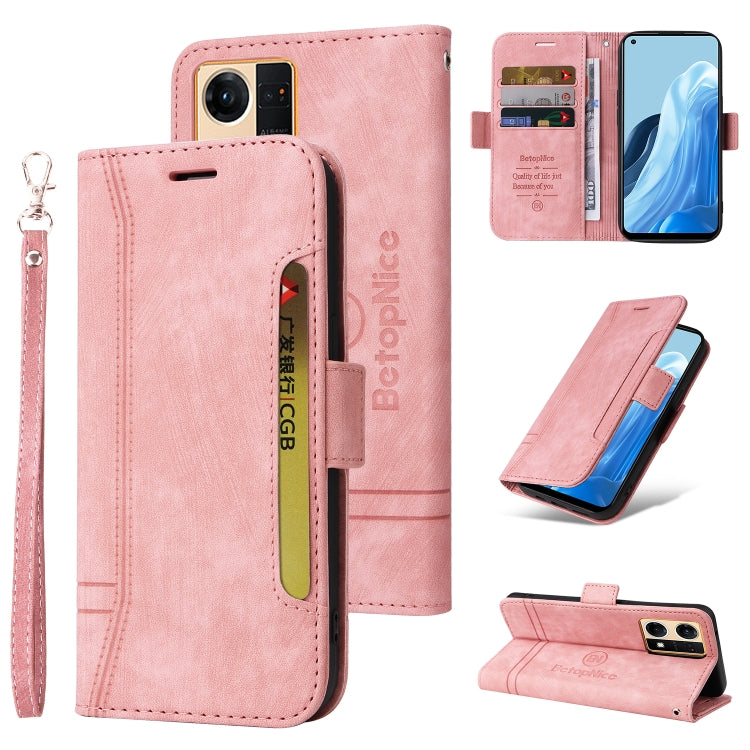 BETOPNICE Dual-side Buckle Leather Phone Case, For Realme 9i / A96 4G / A76 4G / A36 4G, For vivo S12, For OPPO Reno7 / F21 Pro, For OPPO Reno 7 5G Global / Find X5 Lite, For vivo S12 Pro / V23 Pro 5G, For Realme GT Neo2 5G CN Version, For Realme C21  ...