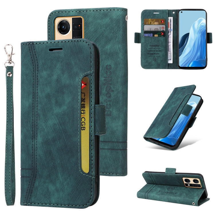 BETOPNICE Dual-side Buckle Leather Phone Case, For Realme 9i / A96 4G / A76 4G / A36 4G, For vivo S12, For OPPO Reno7 / F21 Pro, For OPPO Reno 7 5G Global / Find X5 Lite, For vivo S12 Pro / V23 Pro 5G, For Realme GT Neo2 5G CN Version, For Realme C21  ...