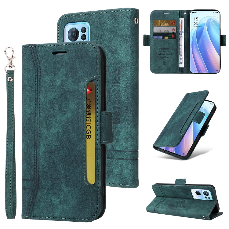 BETOPNICE Dual-side Buckle Leather Phone Case, For Realme 9i / A96 4G / A76 4G / A36 4G, For vivo S12, For OPPO Reno7 / F21 Pro, For Realme GT Neo2 5G CN Version, For vivo S12 Pro / V23 Pro 5G, For OPPO Reno 7 5G Global / Find X5 Lite, For Realme C21  ...