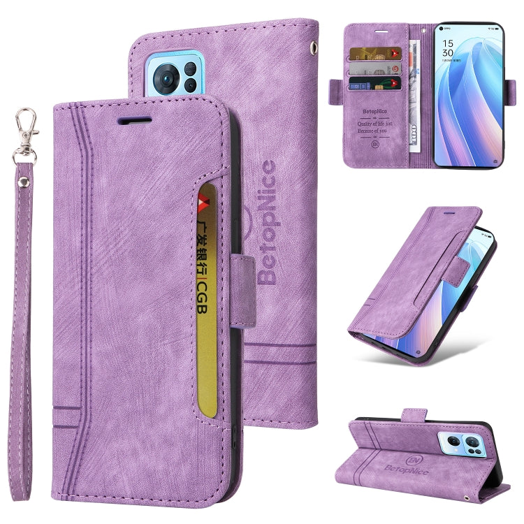 BETOPNICE Dual-side Buckle Leather Phone Case, For Realme 9i / A96 4G / A76 4G / A36 4G, For vivo S12, For OPPO Reno7 / F21 Pro, For Realme GT Neo2 5G CN Version, For vivo S12 Pro / V23 Pro 5G, For OPPO Reno 7 5G Global / Find X5 Lite, For Realme C21  ...