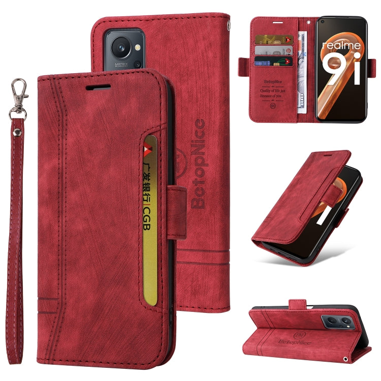 BETOPNICE Dual-side Buckle Leather Phone Case, For Realme 9i / A96 4G / A76 4G / A36 4G, For vivo S12, For OPPO Reno7 / F21 Pro, For OPPO Reno 7 5G Global / Find X5 Lite, For vivo S12 Pro / V23 Pro 5G, For Realme GT Neo2 5G CN Version, For Realme C21  ...