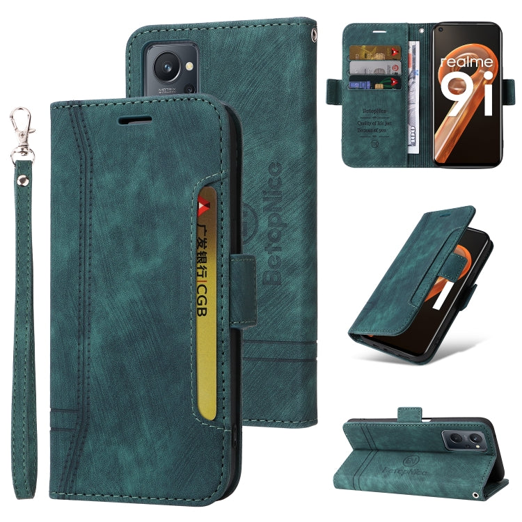 BETOPNICE Dual-side Buckle Leather Phone Case, For Realme 9i / A96 4G / A76 4G / A36 4G, For vivo S12, For OPPO Reno7 / F21 Pro, For OPPO Reno 7 5G Global / Find X5 Lite, For vivo S12 Pro / V23 Pro 5G, For Realme GT Neo2 5G CN Version, For Realme C21  ...