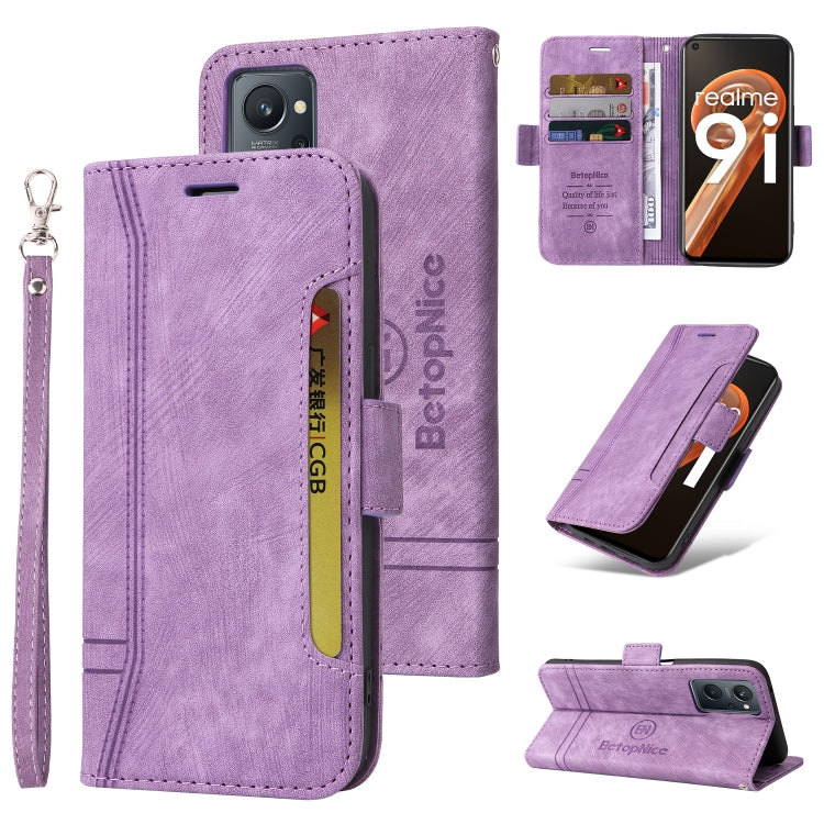 BETOPNICE Dual-side Buckle Leather Phone Case, For Realme 9i / A96 4G / A76 4G / A36 4G, For vivo S12, For OPPO Reno7 / F21 Pro, For OPPO Reno 7 5G Global / Find X5 Lite, For vivo S12 Pro / V23 Pro 5G, For Realme GT Neo2 5G CN Version, For Realme C21  ...