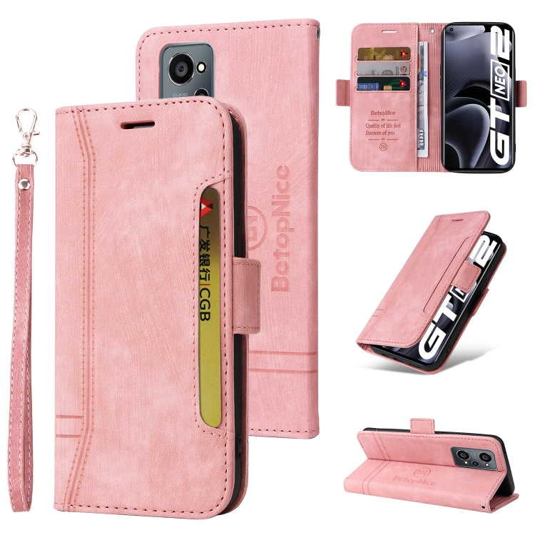 BETOPNICE Dual-side Buckle Leather Phone Case, For Realme 9i / A96 4G / A76 4G / A36 4G, For vivo S12, For OPPO Reno7 / F21 Pro, For Realme GT Neo2 5G CN Version, For vivo S12 Pro / V23 Pro 5G, For OPPO Reno 7 5G Global / Find X5 Lite, For Realme C21  ...