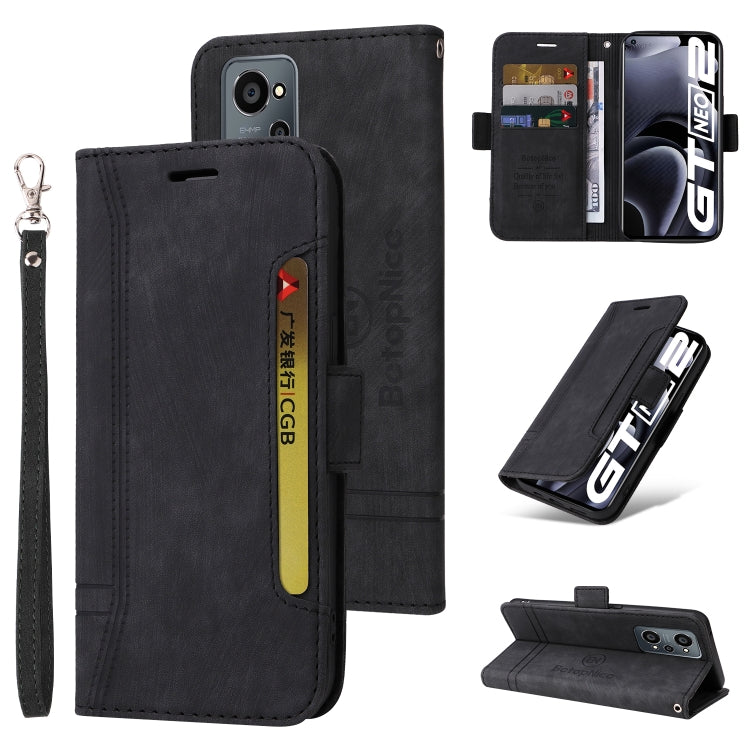 BETOPNICE Dual-side Buckle Leather Phone Case, For Realme 9i / A96 4G / A76 4G / A36 4G, For vivo S12, For OPPO Reno7 / F21 Pro, For Realme GT Neo2 5G CN Version, For vivo S12 Pro / V23 Pro 5G, For OPPO Reno 7 5G Global / Find X5 Lite, For Realme C21  ...