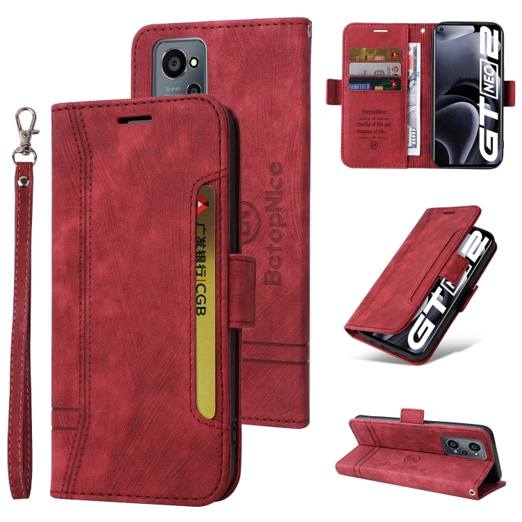 BETOPNICE Dual-side Buckle Leather Phone Case, For Realme 9i / A96 4G / A76 4G / A36 4G, For vivo S12, For OPPO Reno7 / F21 Pro, For Realme GT Neo2 5G CN Version, For vivo S12 Pro / V23 Pro 5G, For OPPO Reno 7 5G Global / Find X5 Lite, For Realme C21  ...